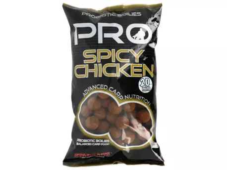 STARBAITS Boilie potápivé Pro Spicy Chicken 1kg VÝPRODEJ