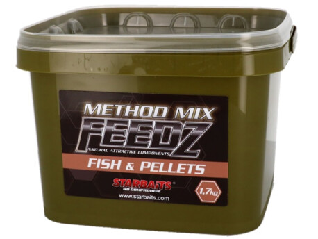 STARBAITS Method Mix Feedz Fish & Pellets 1,7kg