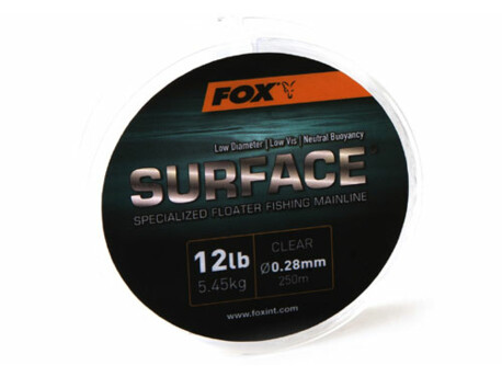 FOX plovoucí vlasec Surface Floater Mainline - Clear