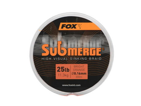 Fox Splétaná Šňůra Submerge High Visual Sinking Braid