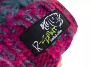 R-SPEKT Dětský kulich MAXI PomPom beanie modrovínový