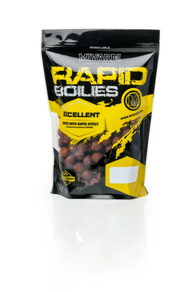 MIVARDI Rapid Boilies Excellent ProActive Kapří guláš