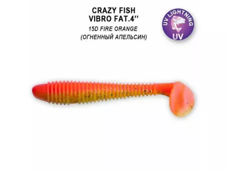 Crazy Fish Vibro Fat 12cm 15D 4ks