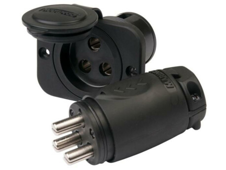 70A 3-Wire Trolling Motor Plug & Receptacle Combo 12/24/36/48 V