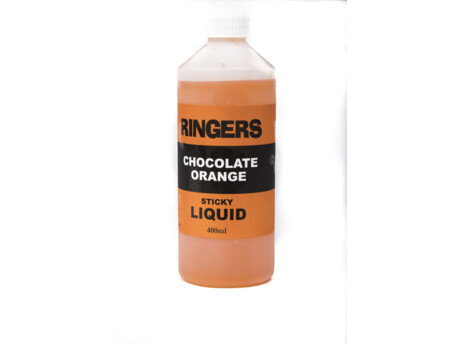 RINGERBAITS LTD Ringers - Chocolate Orange 400ml Liquid Booster Čoko Pomeranč