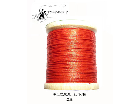 Tommi-fly FLOSS LINE - Tělíčková nit - červená FLS23