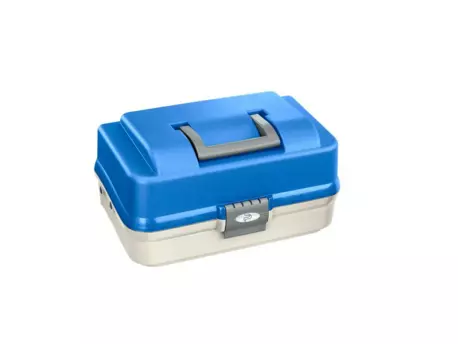Plastica Panaro rybářský kufřík 149/ 3-patrový bílo-modrý