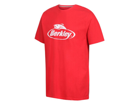 Tričko s krátkým rukávem Berkley T-Shirt Red VEL. 3XL VÝPRODEJ