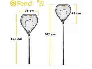 Fencl přívlačový podběrák sklápěcí malý teleskop