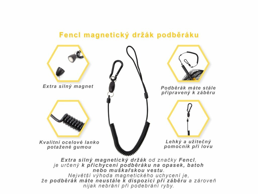 FENCL magnetický držák podběráku