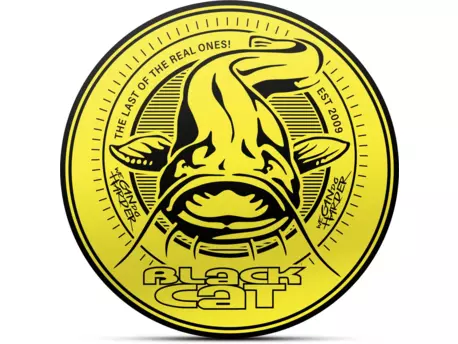 BLACK CAT Samolepka Catfish 9,5 x9,5 cm