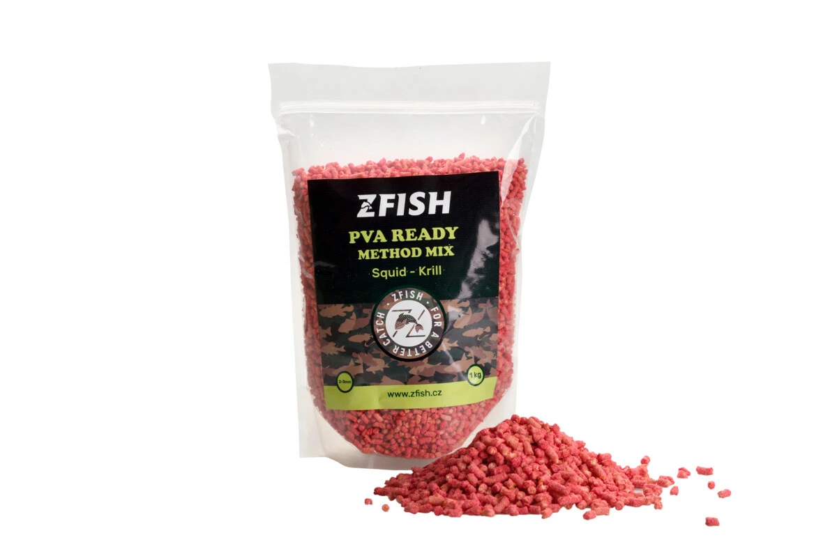 ZFISH Pva Ready & Method Feeder Mix 2-3mm/1kg