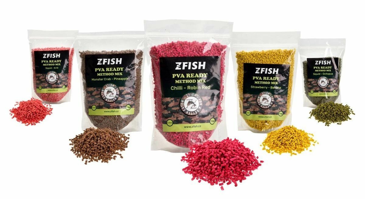 ZFISH Pva Ready & Method Feeder Mix 2-3mm/1kg