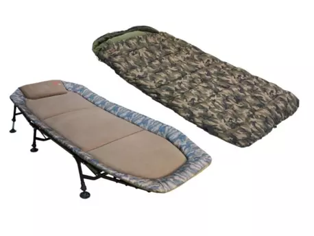 ZFISH Camo Set Lehátko + Spacák, Bedchair + Sleeping Bag