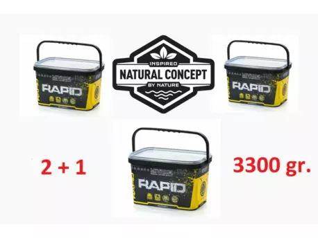 MIVARDI Akce 2+1 Rapid Boilies Platinum - Crazy Liver (3300g | 24mm)