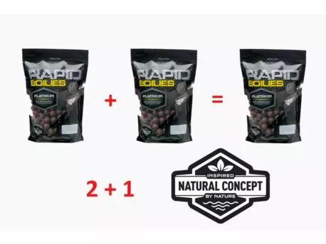 MIVARDI Akce 2+1 Rapid Boilies Platinum - Crazy Liver (250g | 24mm)