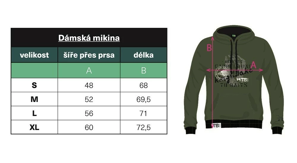 TB Baits Mikina Vintage Lady VÝPRODEJ