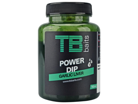 TB Baits Power Dip Garlic Liver 150 ml
