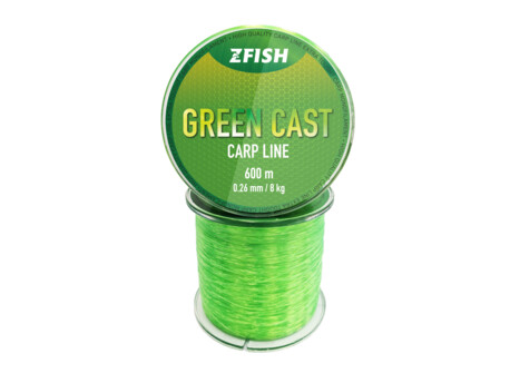 ZFISH Vlasec Green Cast Carp Line 600m