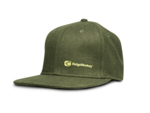 RidgeMonkey kšiltovka s rovným kšiltem APEarel Dropback Snapback zelená VÝPRODEJ