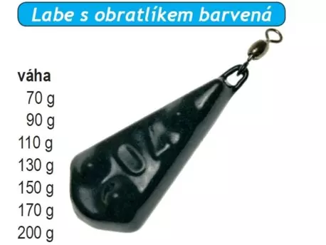 JSA Labe s obratlíkem barvená 170g