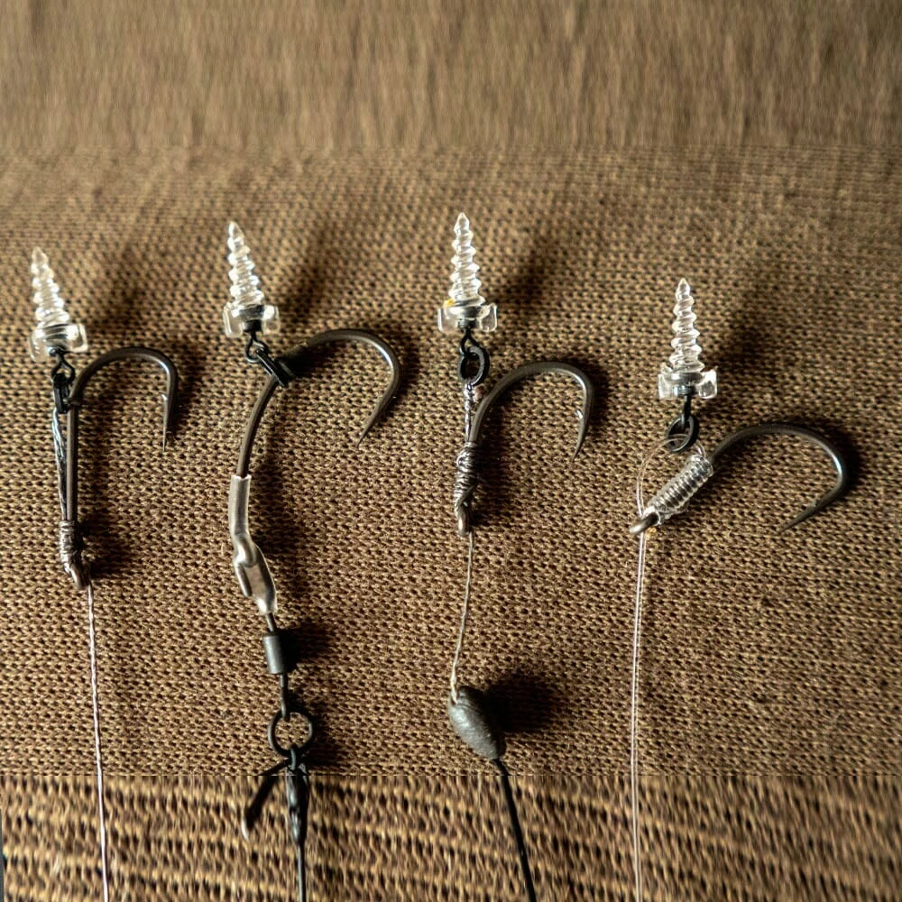 Giants fishing Kolíček s obratlíkem a kroužkem Screw with Ring Swivel