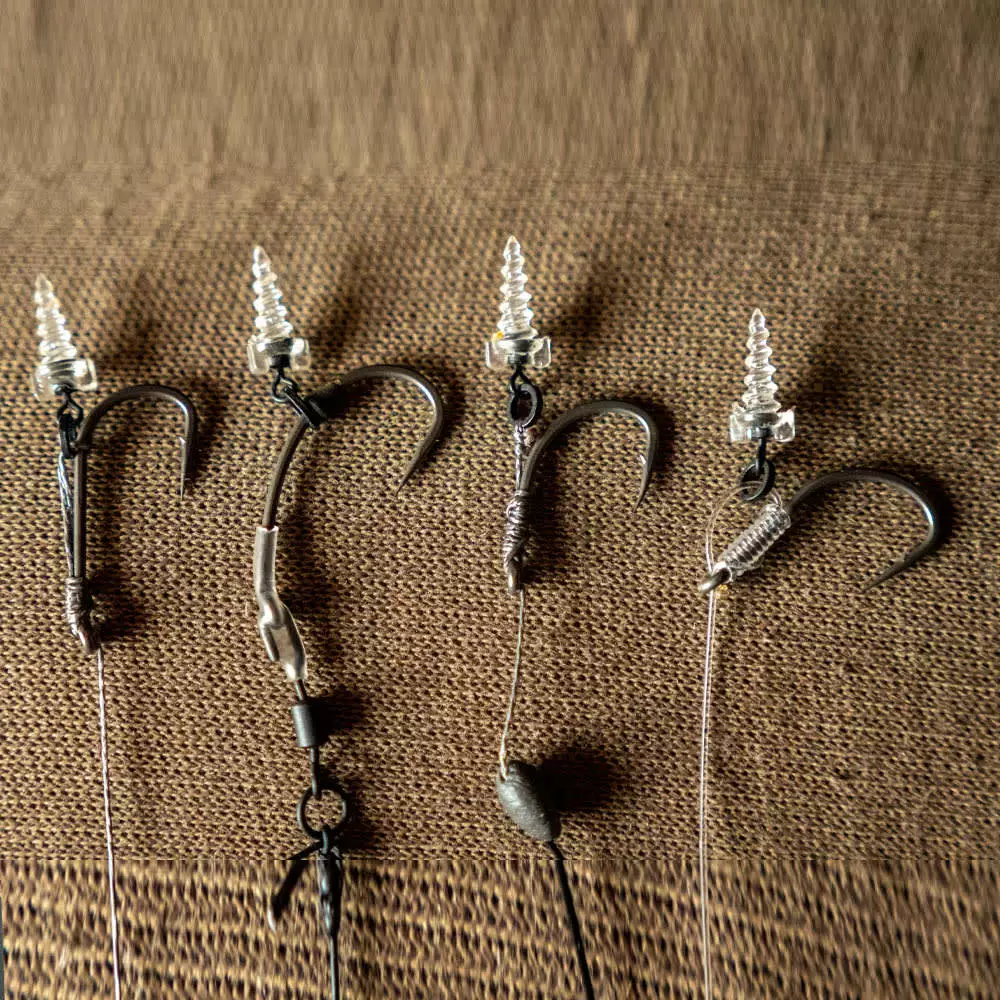 Giants fishing Kolíček s obratlíkem a kroužkem Screw with Ring Swivel