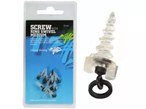 Giants fishing Kolíček s obratlíkem a kroužkem Screw with Ring Swivel