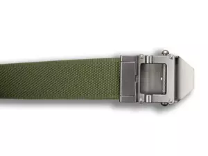 Textilní opasek MYSLIVCI - khaki + DÁRKOVÉ BALENÍ