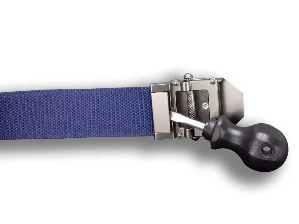 Textilní opasek RYBÁŘI - modrý
