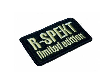 R-SPEKT limited edition nášivka černá 70mm
