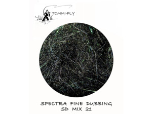 Tommi-fly SPECTRA DUBBING MIX - černý