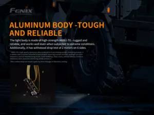 FENIX Nabíjecí čelovka HM61R Amber