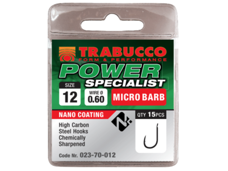 Trabucco háčky Power Specialist Micro Barb 15ks
