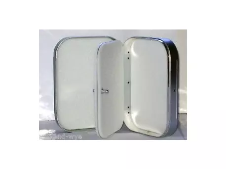 Richard Wheatley Krabička Foam stříbrná/hliník se středovým panelem