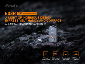 FENIX Nabíjecí baterka E03R