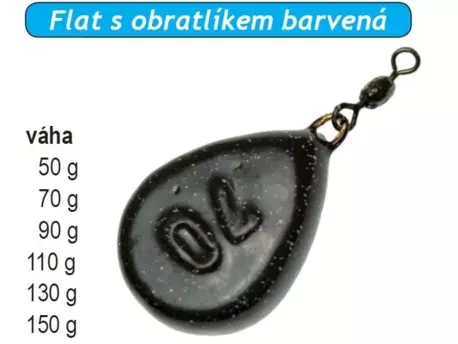JSA Flat s obratlíkem barvená 90g