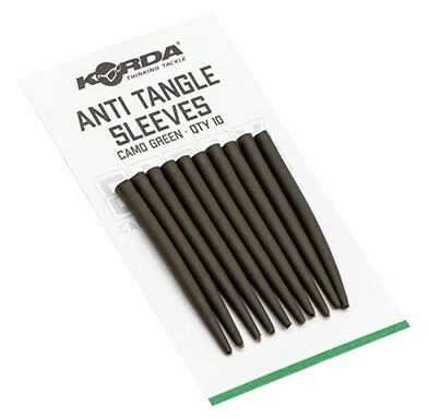 Korda Převleky Basix Anti Tangle Sleeves Camo Green VÝPRODEJ