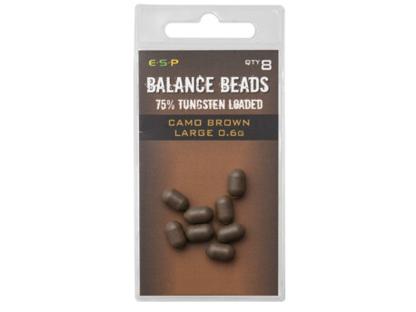 ESP Tungsten Loaded Balance Beads Large Brown