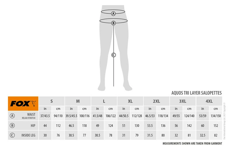 FOX Kalhoty AQUOS TRI LAYER SALOPETTES AKCE