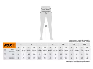 FOX Kalhoty AQUOS TRI LAYER SALOPETTES AKCE