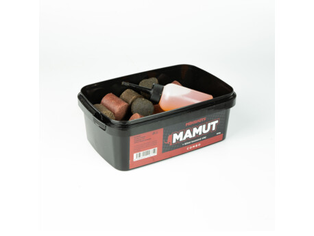 MIKBAITS Mamut 500g combo - Mamut peletový mix + 60ml lososový olej
