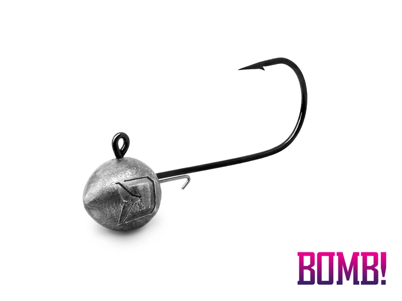 Delphin Jigová hlava s držákem BOMB! / 5ks
