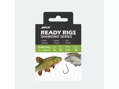 BKK: Návazec Ready Rig Diamond Izumezina BN Velikost 6 0,2mm 70cm 10ks