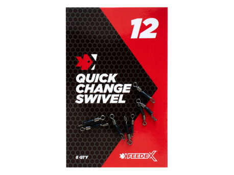 FEEDER EXPERT montáže - Obratlíky Quick Change swivel 12 10ks 