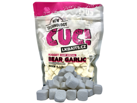 LK Baits CUC! Nugget Garlic Bear 10 mm, 1kg