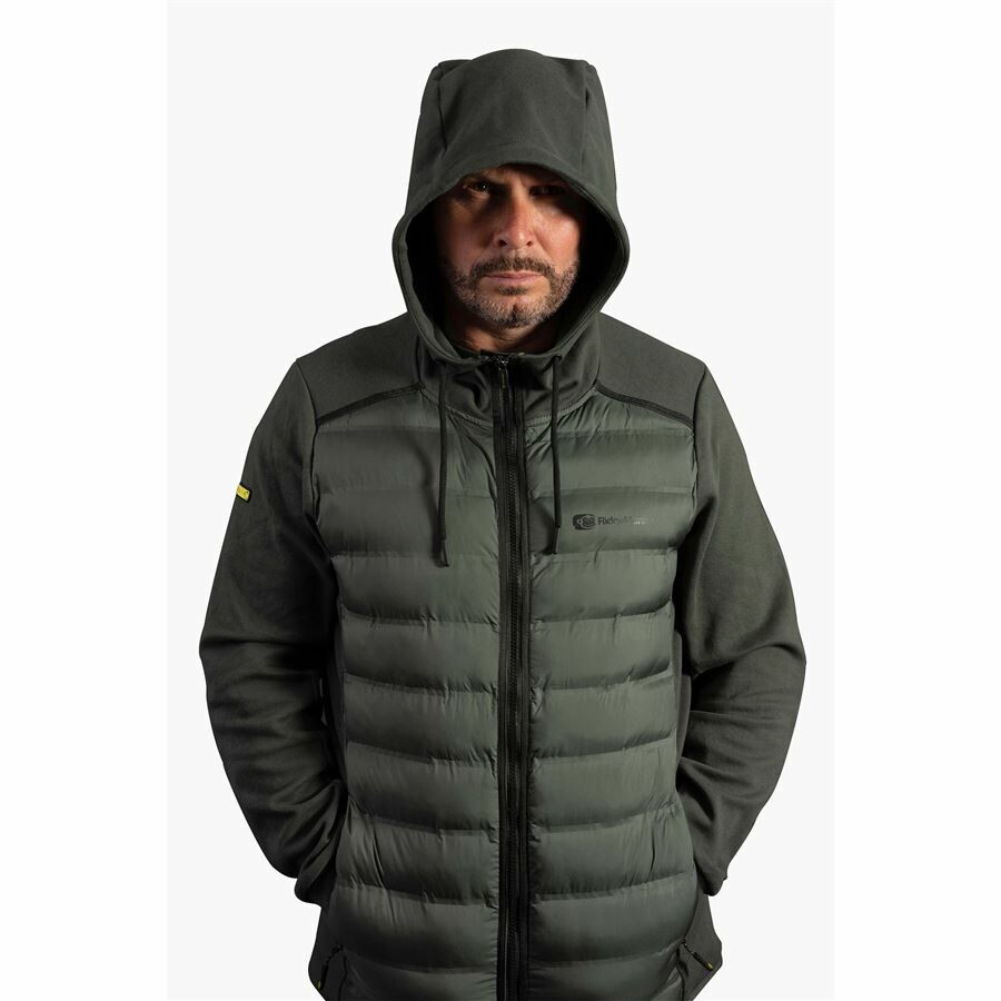 RidgeMonkey: Bunda APEarel Heavyweight Zip Jacket Green Velikost XL 