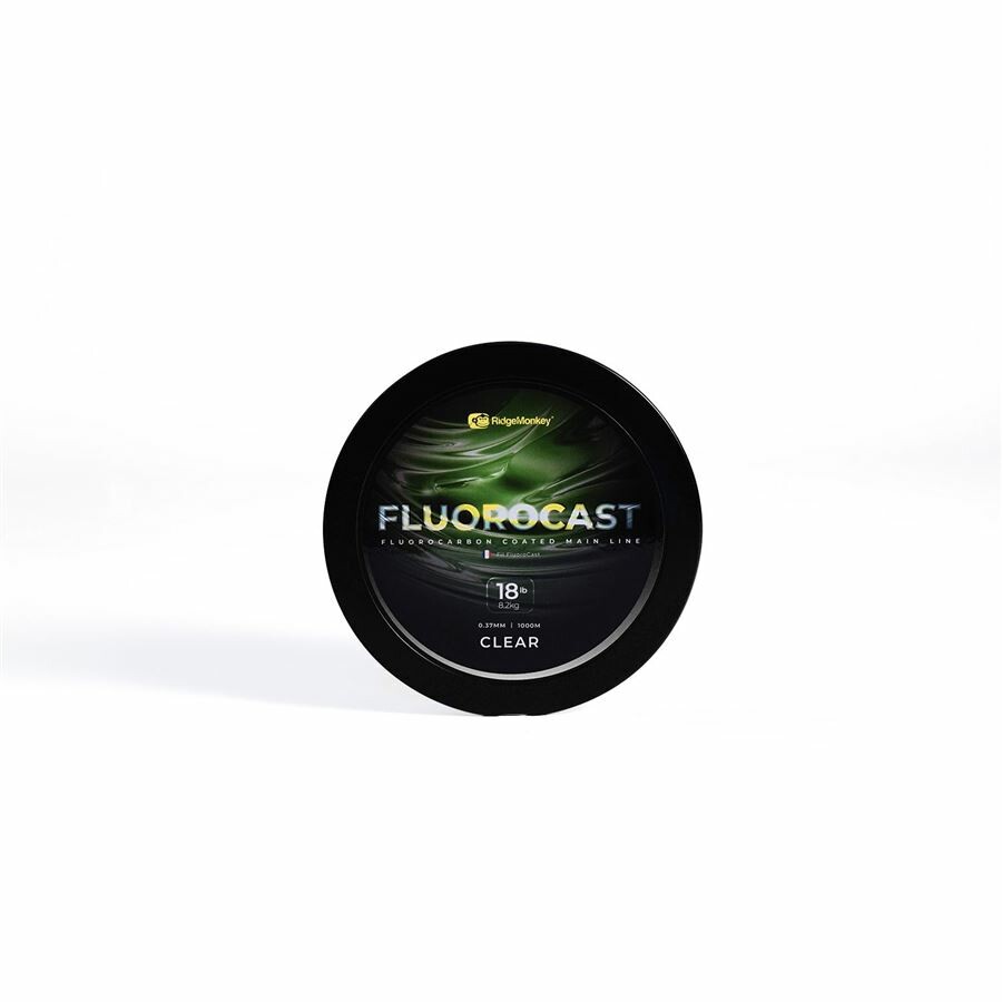 RidgeMonkey: Vlasec FluoroCast Fluoro Coated Mainline 0,37mm 18lb 8,1kg