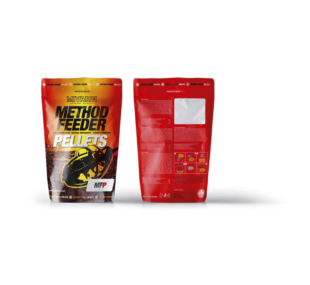MIVARDI Method pellets - Krill & Robin Red