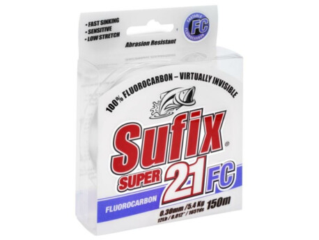 Sufix Super 21 Fluorocarbon 150 m čirý